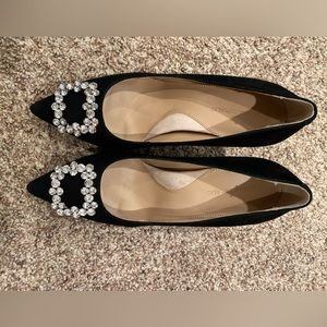 Banana republic pumps black suede 85 cm heel. New, never worn
